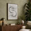 Flowing Spirals Abstract - Wrapped Canvas-38469449-38469453