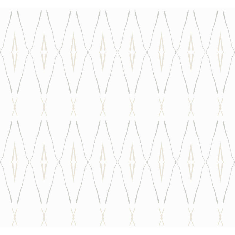 Artifact Silhouettes Geometric Wallpaper Double Roll, Natural