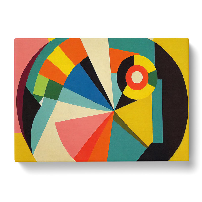Luminous Abstract Art - Wrapped Canvas, 50cm H x 76cm W x 3cm D