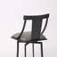 Tabouret de bar pivotant 30 po gris
