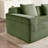 Corduroy Modern 3-Seat Deep Seat Boneless Sofa With 3 Throw Pillows & 1 Movable Ottoman-1182539317