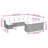 Vidaxl Garden Sofa Set Grey, Dark Grey