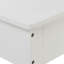 39.4'' Narrow White Console Table with Drawer & Storage Shelf  for Living Room
