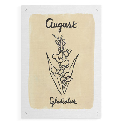 Birth Month VIII -Canvas Print Only - NOT FRAMED