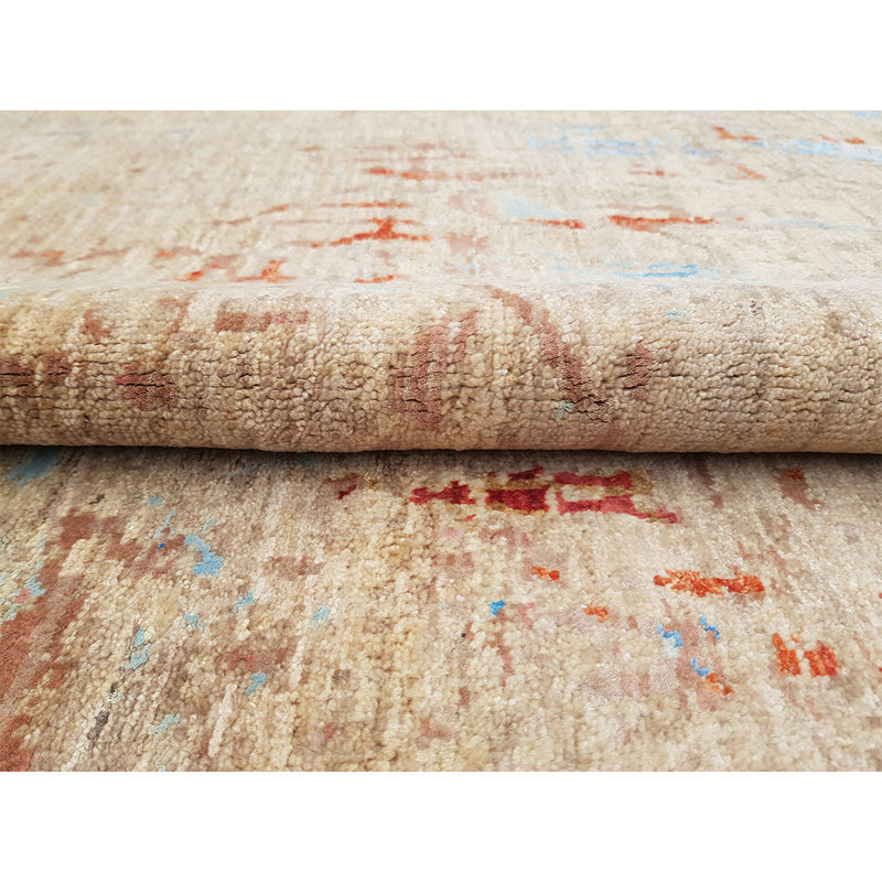 Hand Woven Wool Abstract Area Rug