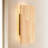 10.6" Modern Farmhouse Rectangular Wood LED Flush Mount Ceiling Light
