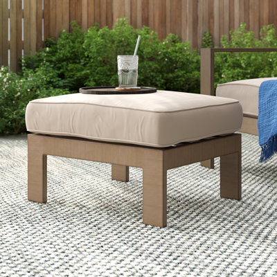 Gelston Upholstered Outdoor Ottoman