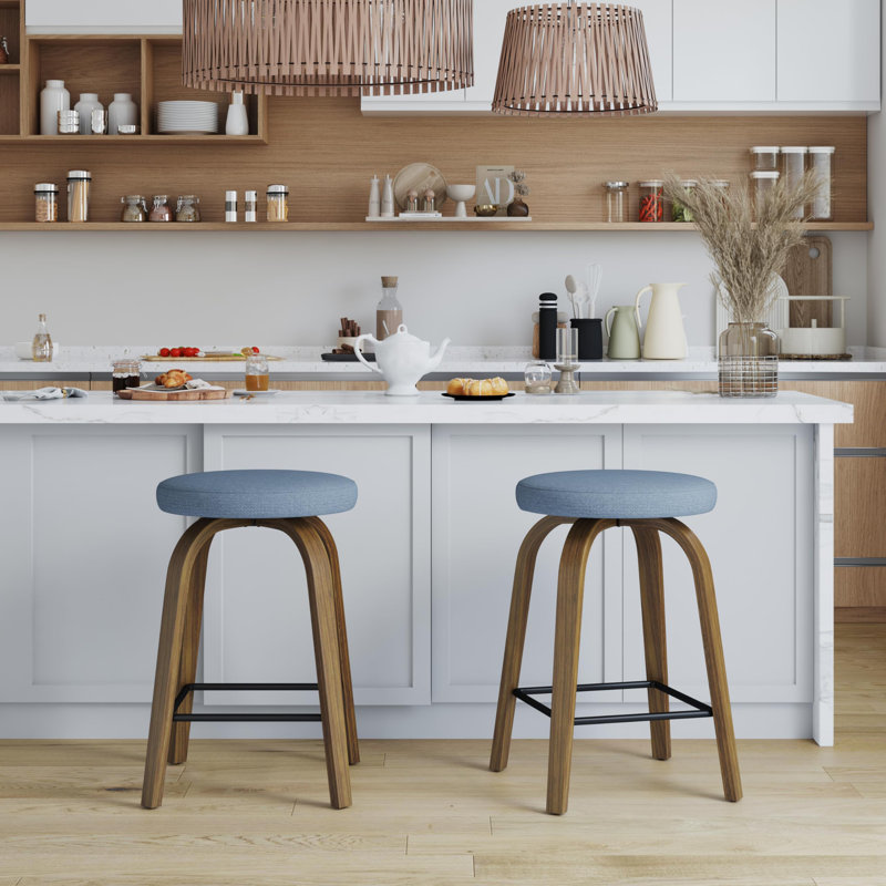 Ensemble de 2 tabourets pivotants, hauteur de comptoir sans dossier 26 po, Tabouret de comptoir (siège d'une hauteur de 25,5