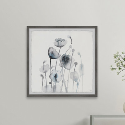 « white fleuris ii »-cadre photo imprimé sur papier
