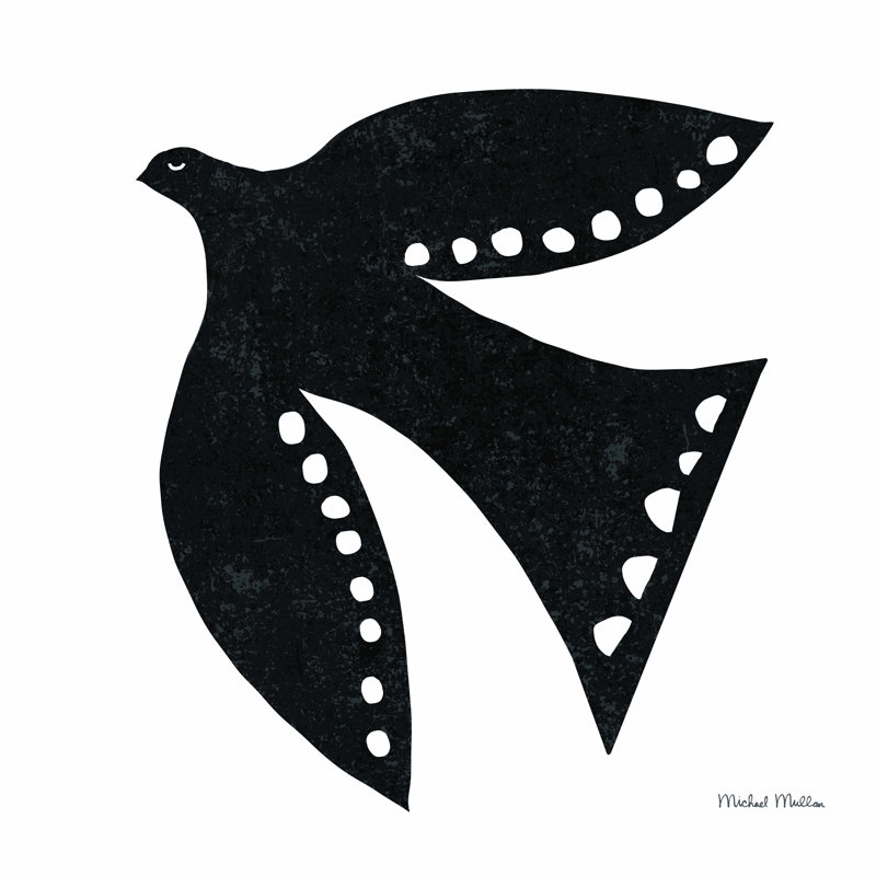 «Soaring Bird» - peinture sur toile tendue, H 12 po x l 12 po