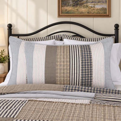 Ashmont Cotton Blend Patchwork Sham