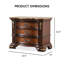Table de chevet 3 tiroirs Allerdale
