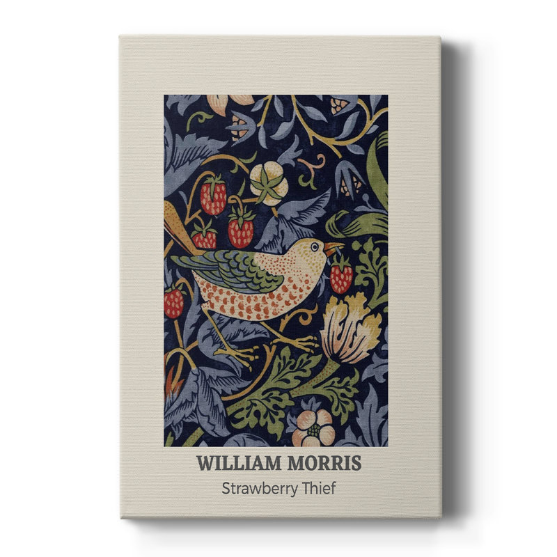 William Morris Gallery Wrapped Canvas XCV, 18" H x 12" W