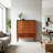 High Foot Sliding Door Buffet Table