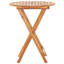 Winnett Round Acacia Folding Outdoor Dining Table With Umbrella Hole , cm W cm D-387591521