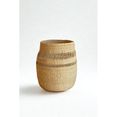 Mixed Weave Planter Basket
