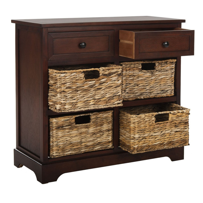 Painswick Solid Wood Accent Chest, Dark Cherry