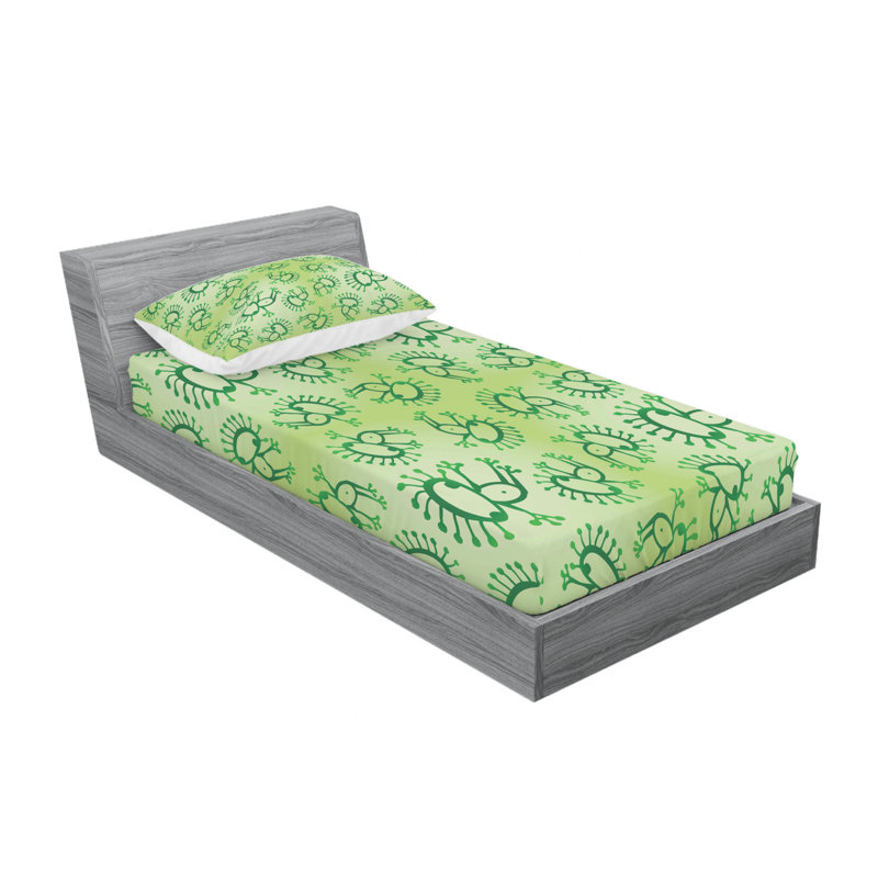Microfiber Sheet Set, Twin Sheet Set with Fitted Sheet