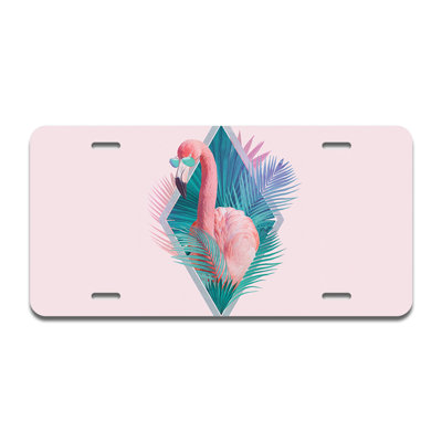 Flamingo Vice Aluminum Plate Frame