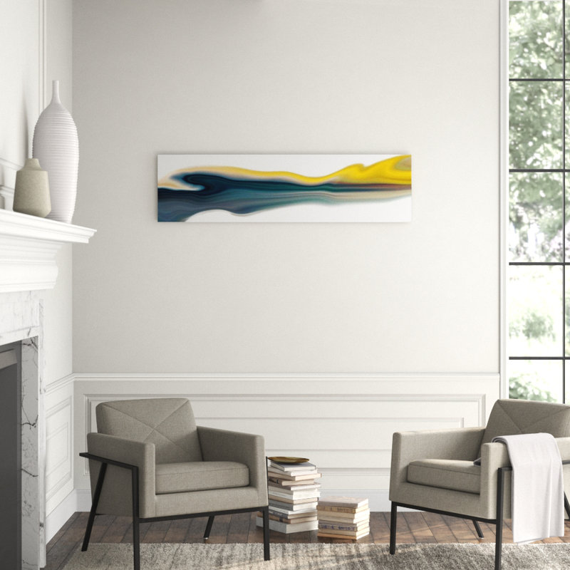 Subtle Flow I Print by Mari Urasawa, Plexi, 16" H x 60" W x 1.5" D