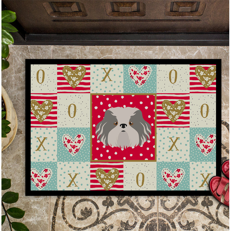 Kaiya Non-Slip Valentine's Day Indoor / Outdoor Doormat