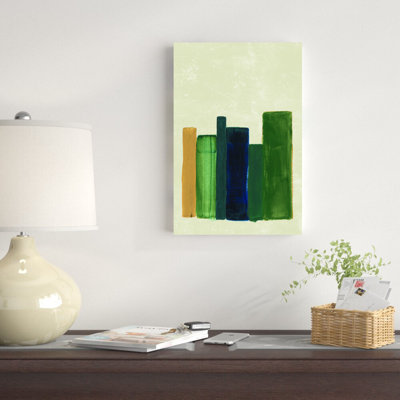 " Green Books " Painting Print