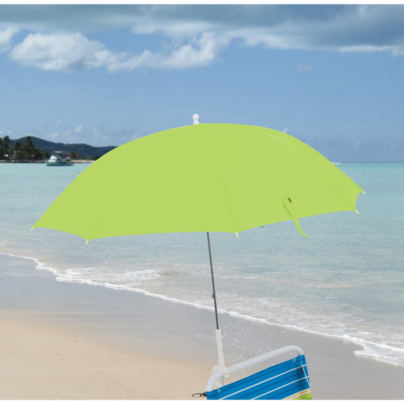 Parasol de plage avec parasol ajustable 4 pi Wave Beach, Vert