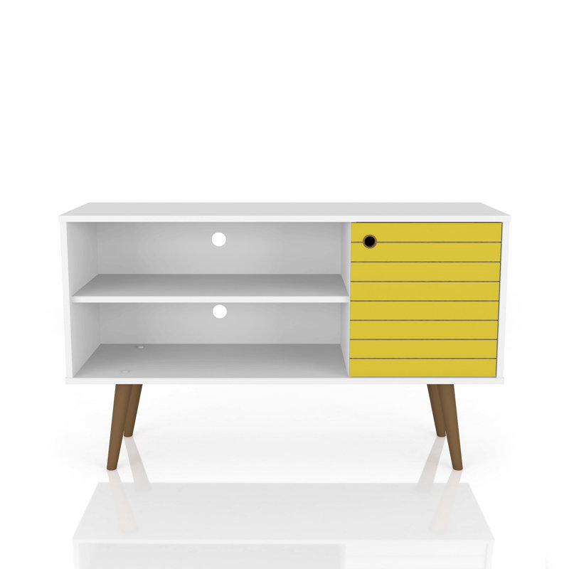 Meuble télé 43 po Liberty, Yellow/White