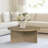 Sadie Round Coffee Table Reclaimed Greige