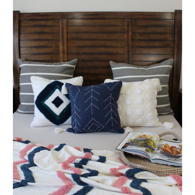 Housse de coussin Designer Kantha