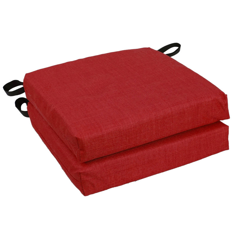 Outdoor 3'' Seat Cushion, Paprika