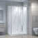 Dreamwerks Bristol 48" W X 32" D X 79.2" H Framed Rectangular Reversible Shower Kit 