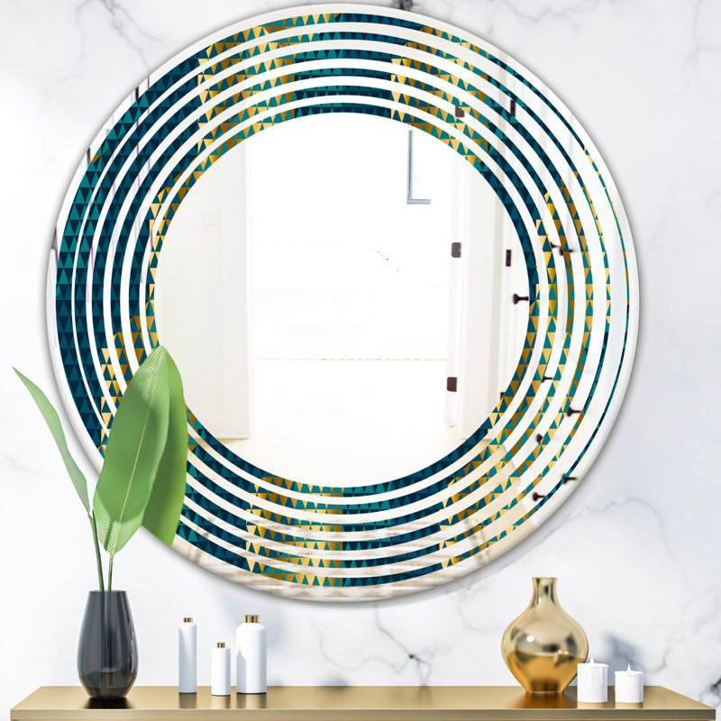 Miroir mural Wave, H 31,5 po x l po