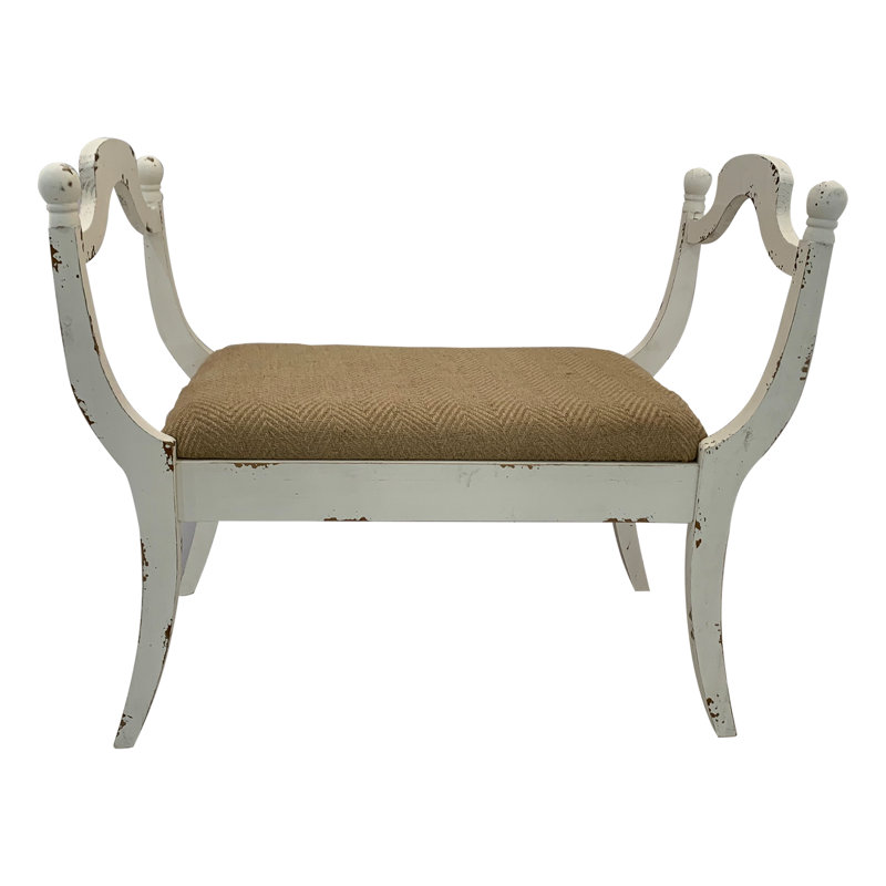 Romolo Microfiber / Microsuede Upholstered Bench