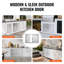 VEVOR 36x24 Inch BBQ Island Access Door Outdoor Kitchen Door Stainless Steel