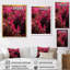 Abstraction florale fuchsia IV-678406478-678406477