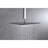 High Pressure Rain Shower Head, thin Showerhead 304 Stainless Steel Waterfall Shower With Selfclean Nozzles, Full Body Covering-126148548