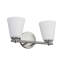 Éclairage pour meuble-lavabo à intensité variable 2 lumières Pineland-892166490