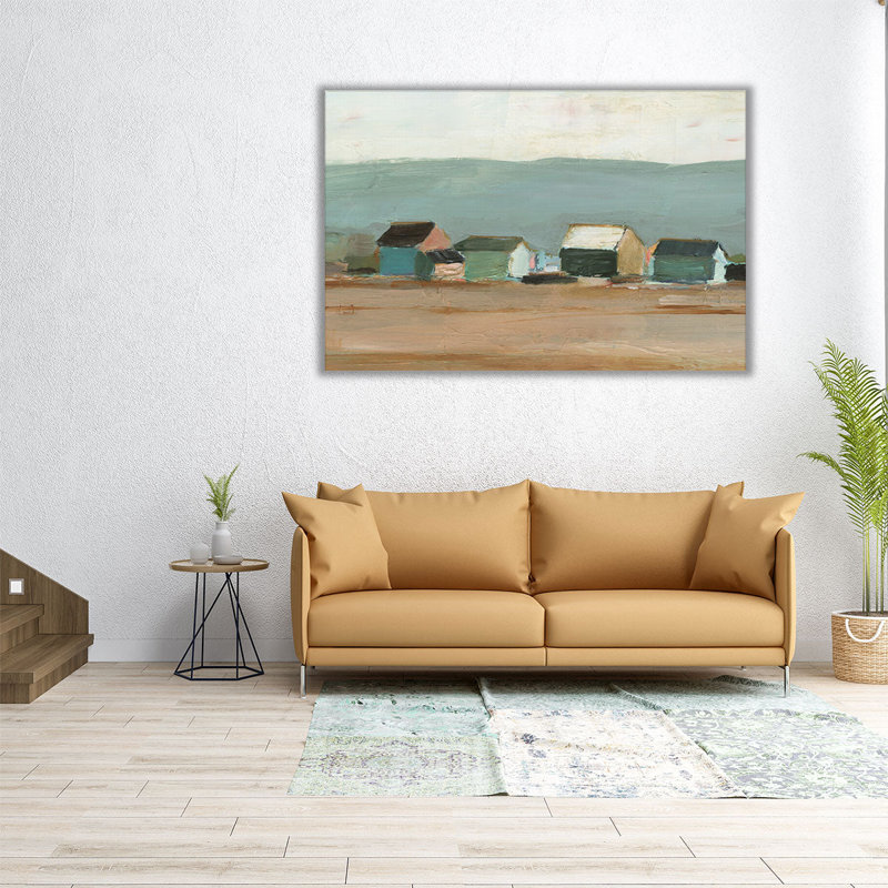Hilltop Farm II - reproduction d'art sur toile, H 16 po x l 24 po