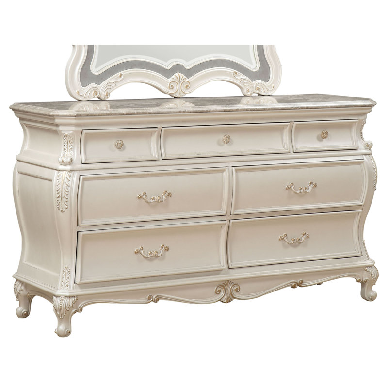 Commode 7 tiroirs Kenol Pearl