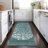 Abstract Machine Woven Polyester Indoor / Outdoor Area Rug-1288534879