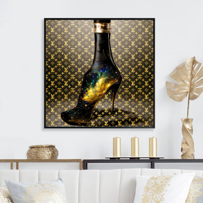 Luxury Brand Pumps And Bottle IV  Fashion Canvas Wall Art