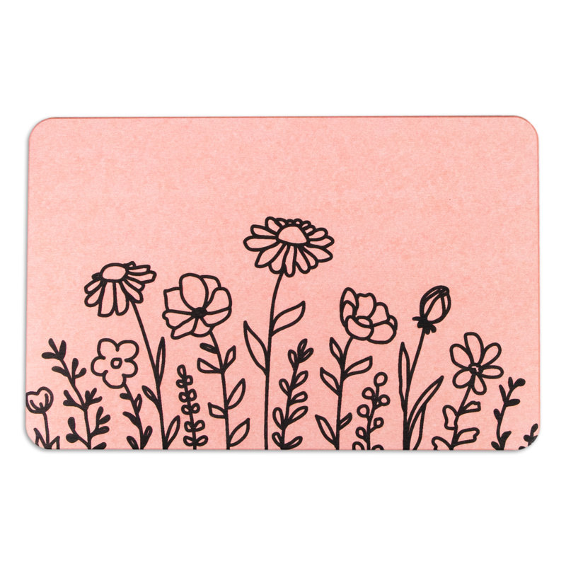 Non-Slip Bath Mat, Pink