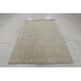 Transitional One-of-a-Kind Rectangle 4'11" X 7'4" Hand Knotted Area Rug