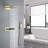 Complete Shower System with Rough in-Valve-100654086