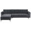 Aliyha 4 Seater Velvet Sofa Bed-308520834-308520863