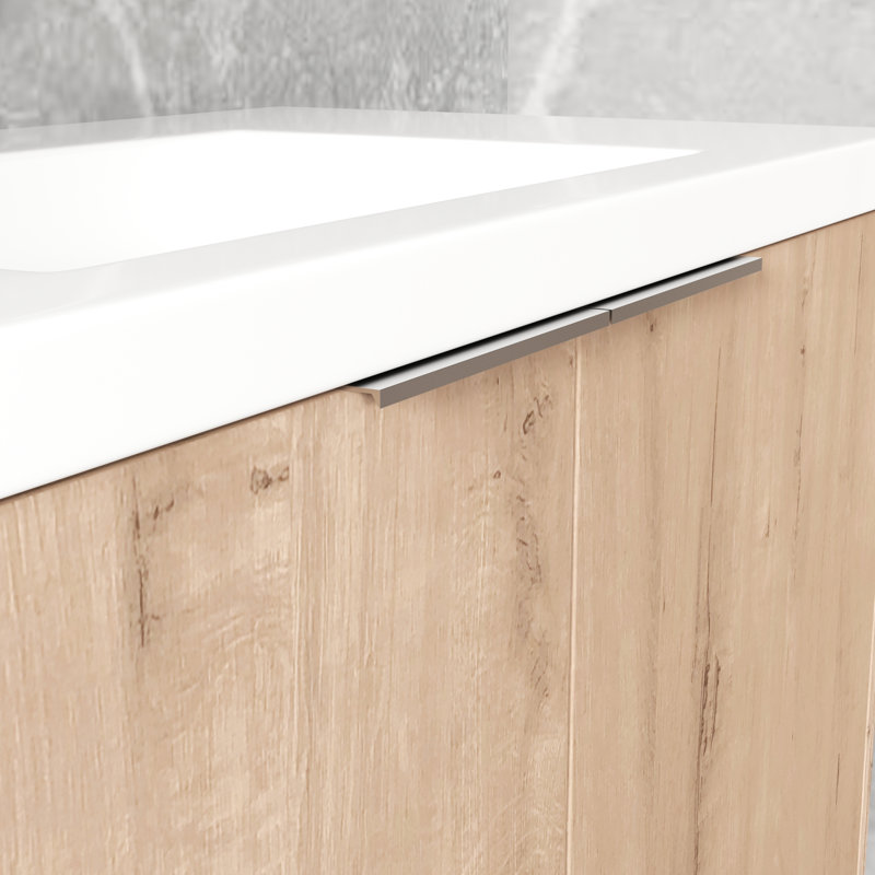 Meuble-lavabo de salle de bain 84 po avec lavabo et armoire latérale, 84"