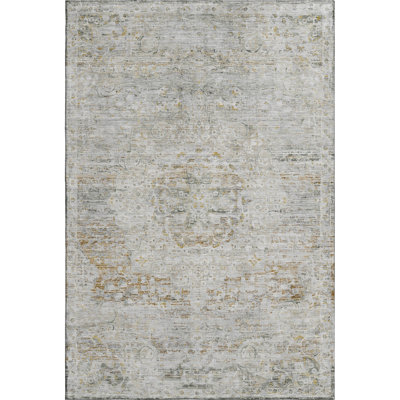 Premium Machine Washable Marasco AMF1636 Global Rug
