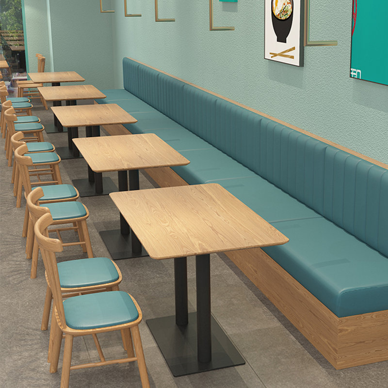 Banc rembourré Nordic Modern Leisure, Bleu sarcelle