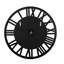 Glass Mirrored Wall Clock Glass Silver Accent Clock-772561712